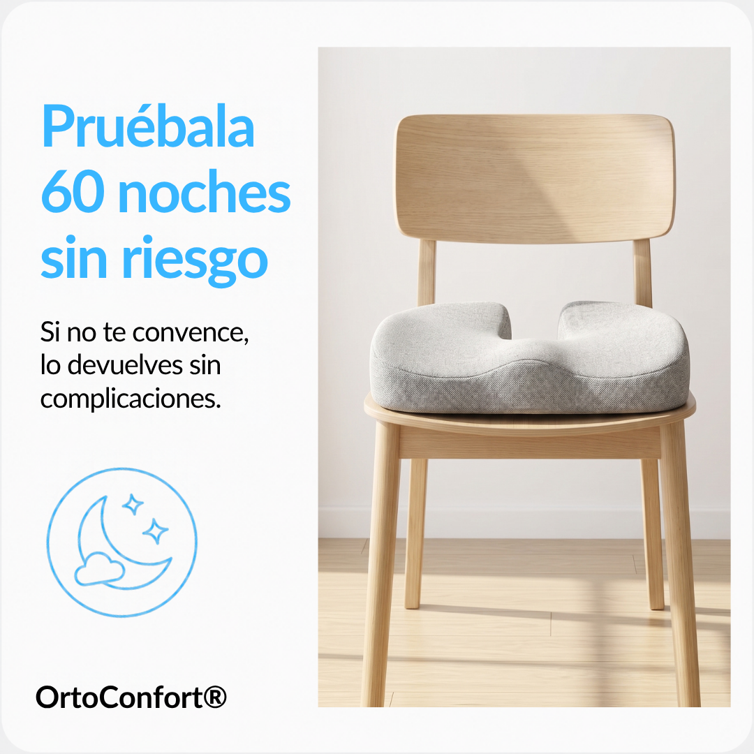 OrtoConfort — deja de sufrir al sentarte
