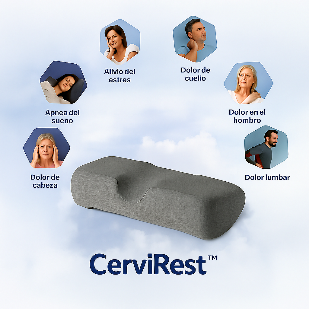 Almohada cervical viscoelástica para el cuello