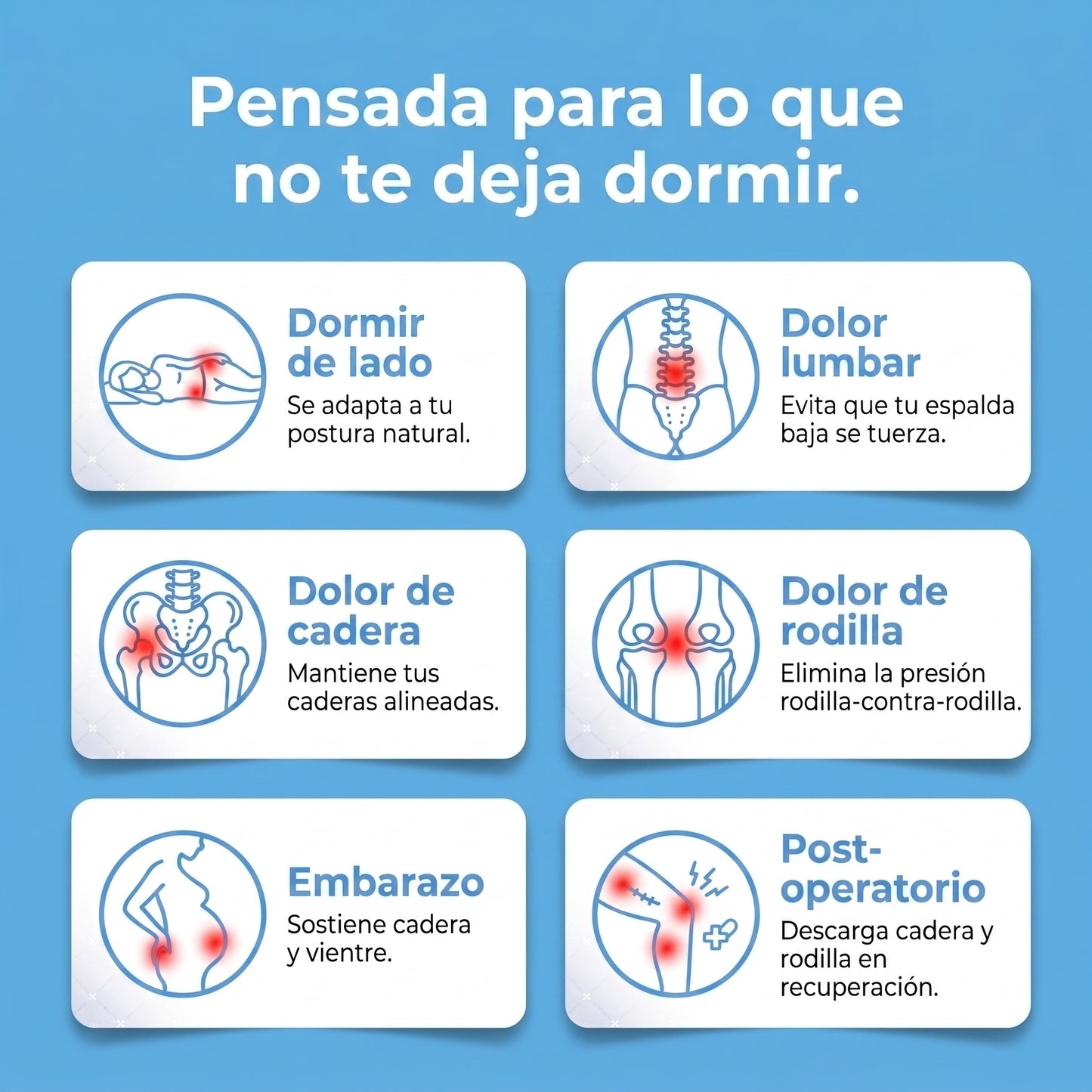 Dormiva® — Alivia el dolor de cadera al dormir de lado