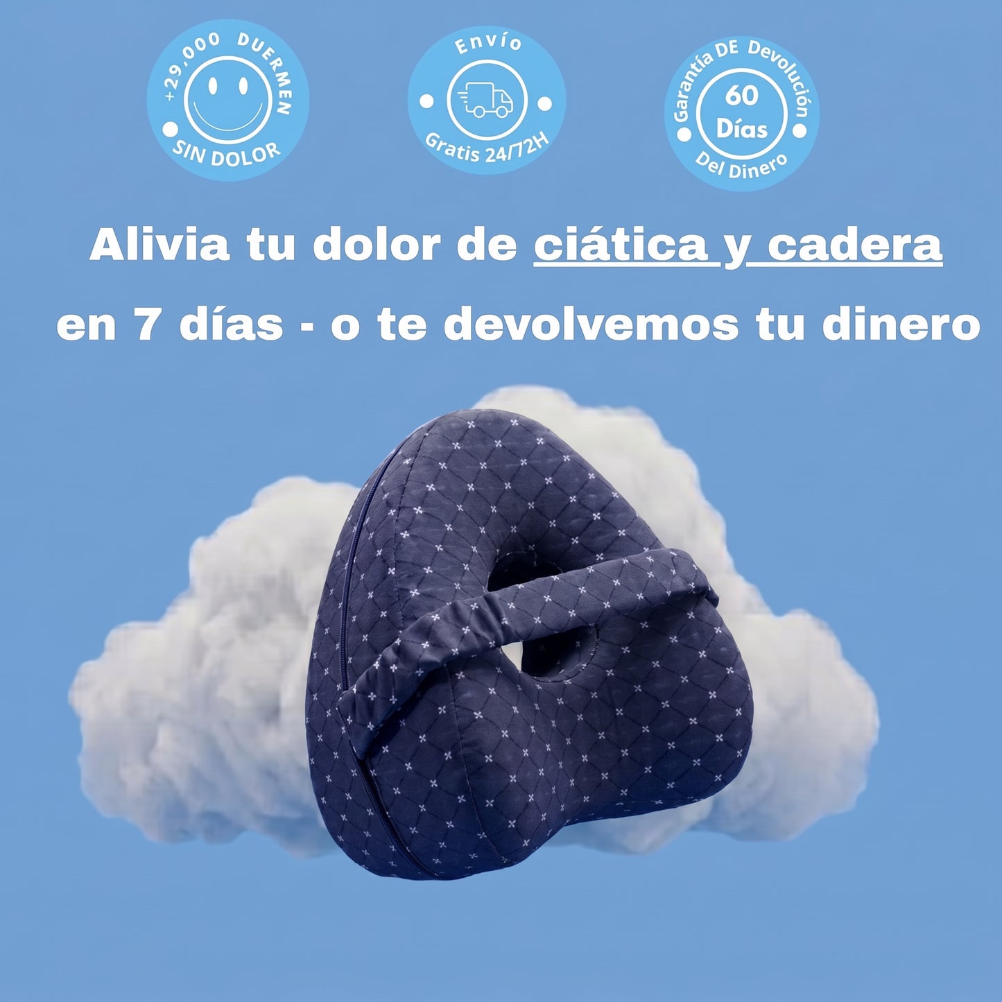 Dormiva® — Duerme de lado sin dolor de cadera y ciática